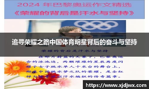 追寻荣耀之路中国体育明星背后的奋斗与坚持