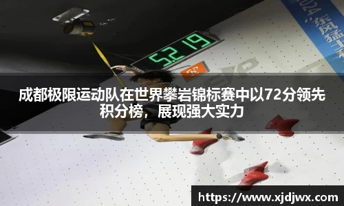 成都极限运动队在世界攀岩锦标赛中以72分领先积分榜，展现强大实力